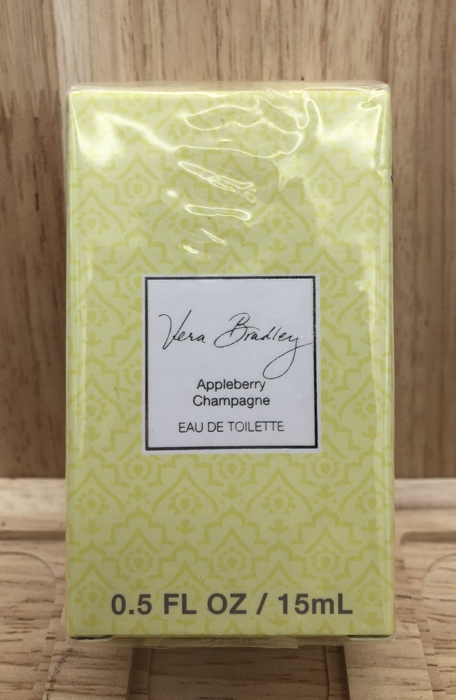 Vera Bradley Appleberry Champagne 0.5 FL Oz  15mL Eau De Toilette SEALED