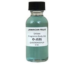 Jamaican Fruit (Unisex) Body Oil 1 oz Fragrance All Natural Scent Glass Bottle