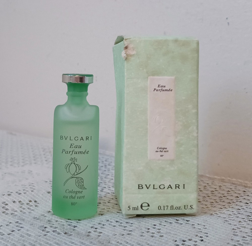 BVLGARI Eau Parfumee Au The Vert 80 Cologne 0.17 fl. oz. / 5 ml New In Box