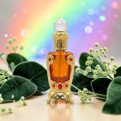 Oud Al Arab Semi Dark Oud Attar for Men, Long Lasting, Alcohol Free, 12ml