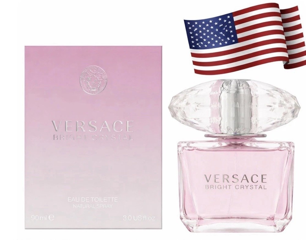 VERSACE BRIGHT CRYSTAL 3 / 3.0 oz EDT Perfume for Women New In Box