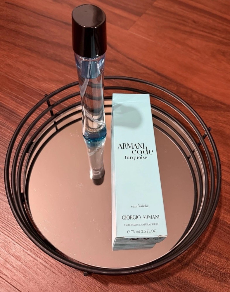 RARE DISCONTINUED Giorgio Armani Code Turquoise Eau Fraiche Spray 75ml 2.5 fl oz