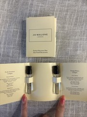 Two packs of Jo Malone Holiday Scent Samples