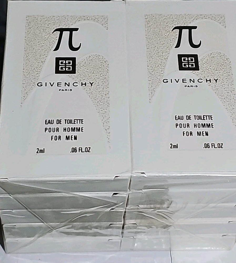 GIVENCHY PI Pour Homme .06 oz EDT Splash~10 pk Factory Sealed~VINTAGE~