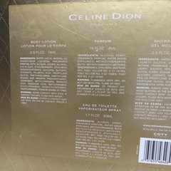 Celine Dion Parfums 4 pc Gift Set New Rare Discontinued