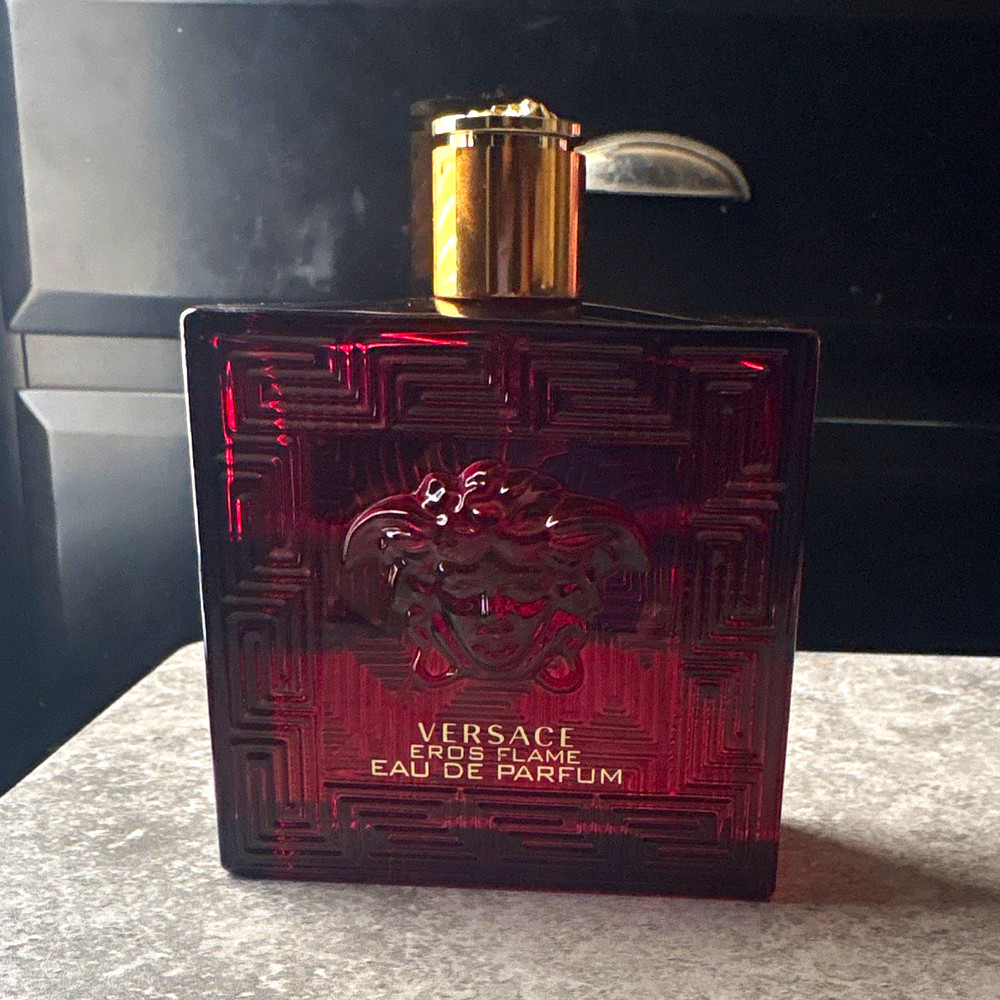 Versace Eros Flame Eau de Parfum Spray, Regular Size 3.4 fl oz