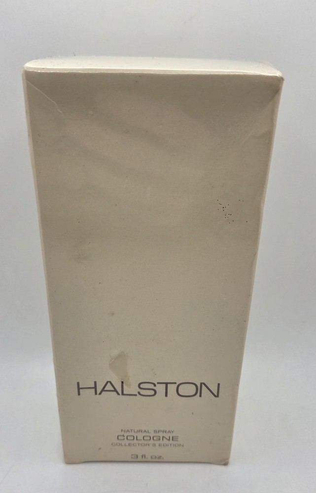 Vintage Halston 3 fl oz Natural Spray Cologne Collector’s Edition SEALED IN ORIG