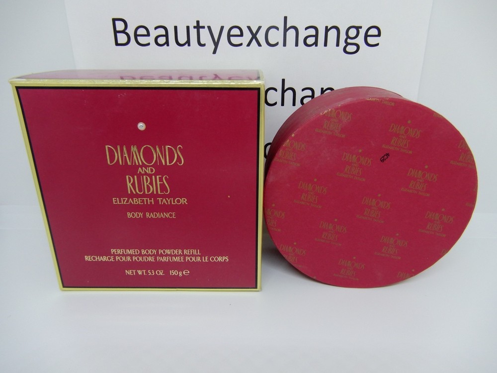 Diamonds and Rubies Perfume Dusting Body Powder Refill 5.3 oz Boxed