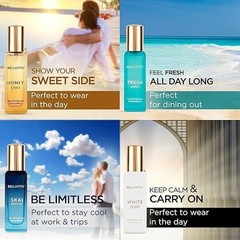 Bella Vita Unisex Perfume Gift Set for Men,Long Lasting 4×20 ml Fragrance
