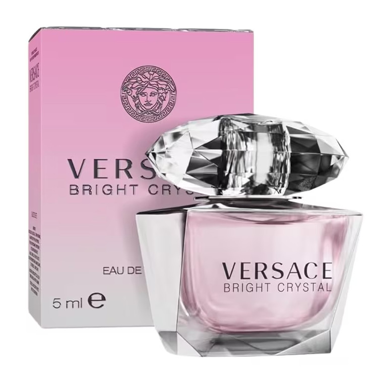 Versace Bright Crystal Eau De Toilette Mini Size 0.17 Fl.oz / 5 ml