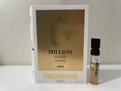Paco Rabanne 1 Million Gold For Her PARFUM 0.05 Oz / 1.5 ML Sample Spray *2025
