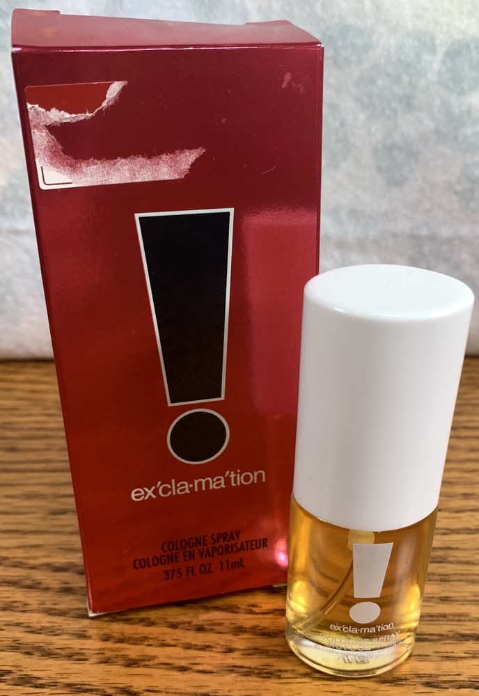 Exclamation by Coty Cologne Spray For Women 0.375 Fl oz 11 ml New With Box