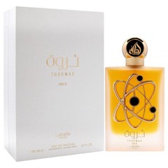 Tharwah Gold by Lattafa 3.4 Fl Oz Sweet Floral Fragrance for Daily Wear