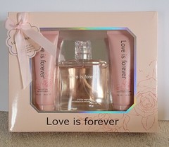 LOVE IS FOREVER SET PERFUME LOTION EBC 3.4oz Women Valentines’s Day Gift New