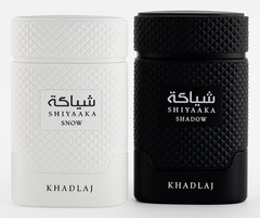 Shiyaaka Snow & Shiyaaka Shadow Combo Set by Khadlaj Eau De Parfum – 100 ML Each