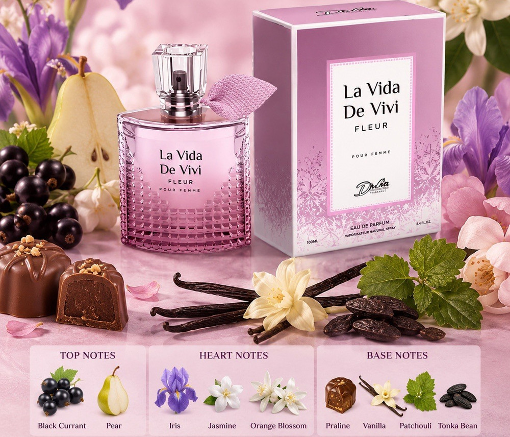 Dalia La Vida De Vivi Fleur Pour Femme Eau de Parfum Spray 3.4 fl oz