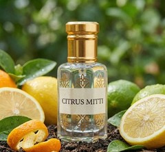 Citrus Mitti Attar – Refreshing Lemon & Petrichor Oil – Scent of Rain & Lime