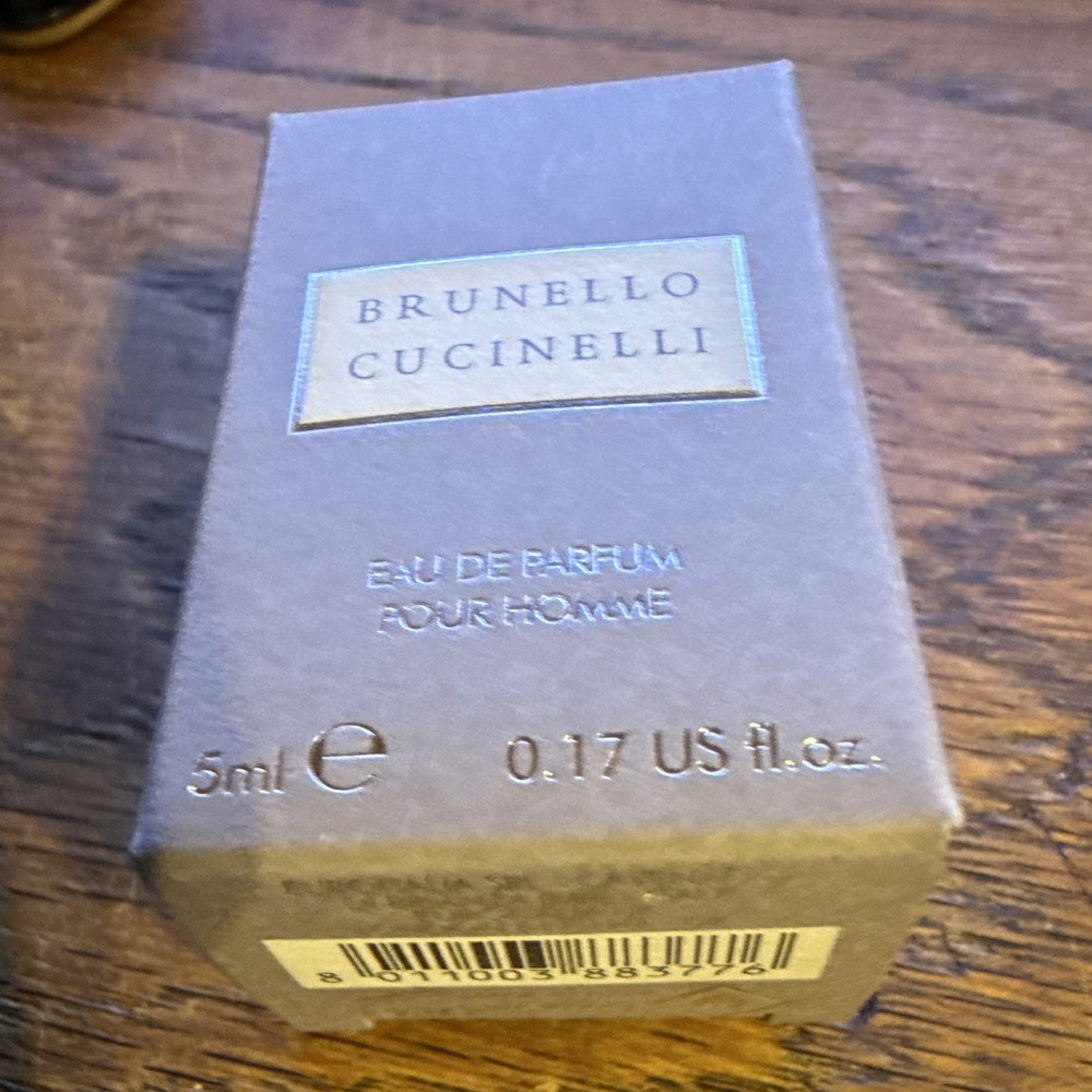 Brunello Cucinelli Pour Homme Eau de Parfum Spray 0.17 fl oz Travel Size