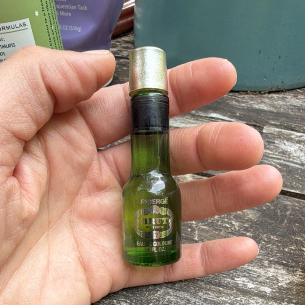 Fabergé Brut for Men Eau de Cologne 3 fl oz Green Glass Bottle