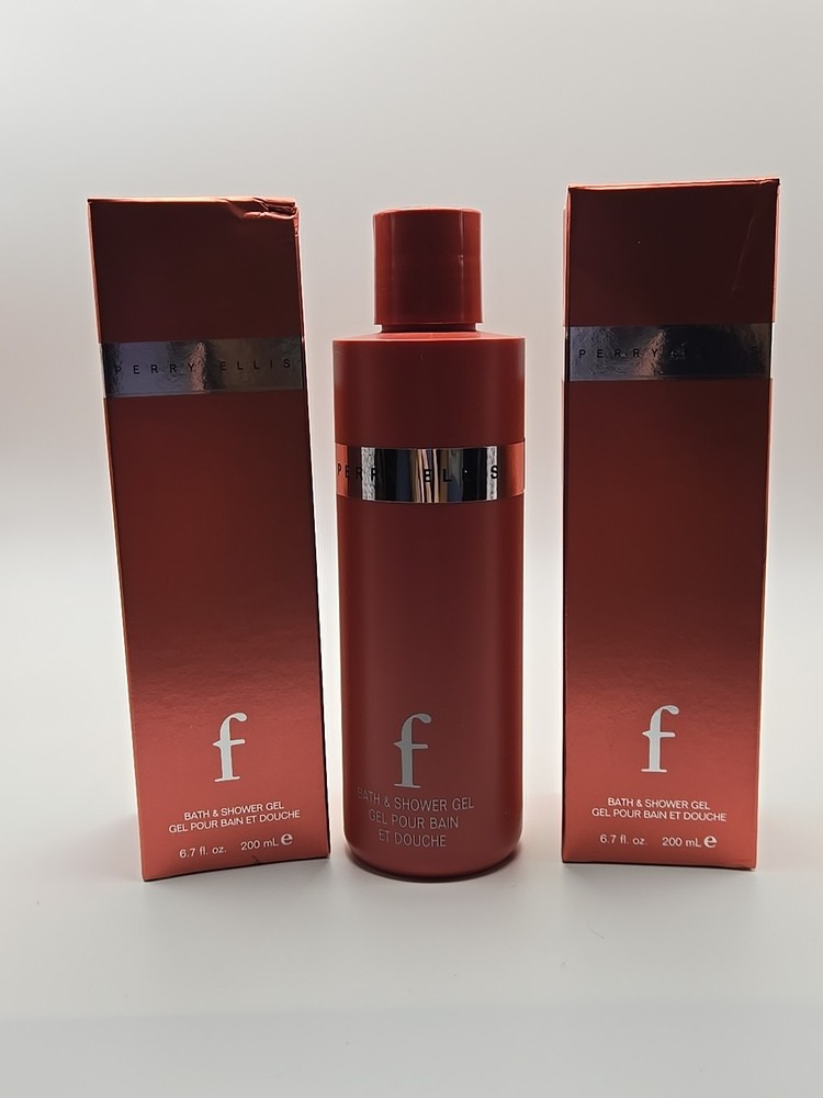 Perry Ellis F Bath & Shower Gel 6.7 fl. oz. NWB Pack Of 2