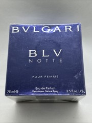Bvlgari BLV NOTTE Pour Femme Eau de Parfum Spray 2.5fl.oz/75ml Sealed!