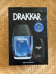 Drakkar Bleu & Noir 2 Piece Gift Set Eau Parfum Toilette Spray 3.4oz/.5 oz NIB