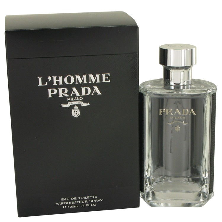 Prada L’homme by Prada Eau De Toilette Spray 3.4 oz For Men Brand New