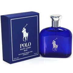 POLO BLUE Cologne Perfume Ralph Lauren 4.2 Oz 125 ml EDT Eau De Toilette Spray