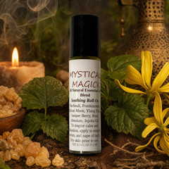 Mystical Magick Roll On, Natural Essential Oil blend, Patchouli, Frankincense, Y