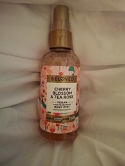 3oz Beloved Cherry Blossom & Tea Rose Vegan Body Mists Travel Size NEW