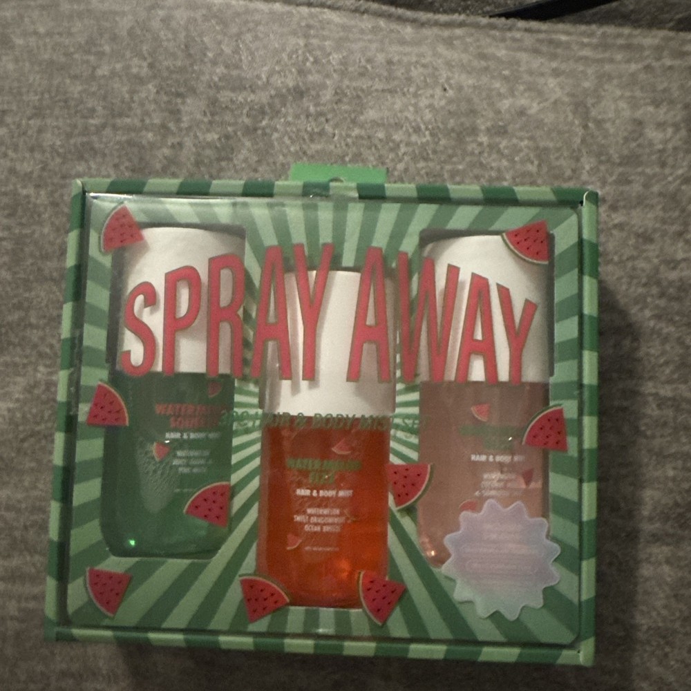 Spray Away 3pc Perfume Mist Set 3.38 oz each (Watermelon Squeeze, Fizz & Bliss)