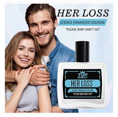 Top Shelf Her Loss Aqua Eau de Cologne Spray 50 ml Regular Size w/ Pheromones
