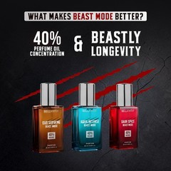 BELLAVITA Beast Mode Collection Set Set of 3 x 20ml each