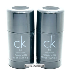 CK Be By Calvin Klein Deodorant Stick 75g / 2.6oz Men New (Lot Of 2)