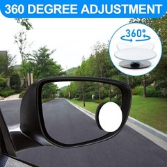 Espejos de punto ciego universales para automóviles con rotación de 360°, 2 Pack
