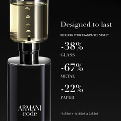 Armani Beauty- Code – Eau de Toilette – Cologne for Men – Ambery Woody Fragrance