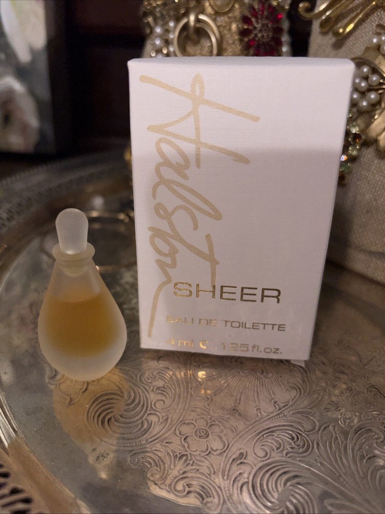 Halston Sheer Fragrance EDT 4 Ml /.125 Fluid Ounces Large Sample