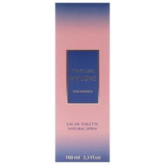 Fragluxe My Love for Women – 3.3 oz EDT Spray Fl Oz (Pack of 1), Lavender