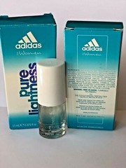 ADIDAS (2) FOR WOMEN Pure Lightness Eau de toilette .375 oz ea NIB (LOT OF 2)
