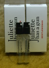 JULIETTE HAS A GUN GENTLEWOMAN 2 x SAMPLES 0.057 FL. OZ. 1.7 ML EAU DE PARFUM