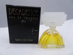 DECADENCE Eau De Toilette Splash Miniature 1/8 oz 3mL New Boxed