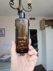 Santos de cartier vintage 3.4 oz bottle around 40% full