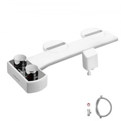 Bidet Attachment for Toilet, Non-Electric Bidet Toilet Seat Attachment – Dual Re