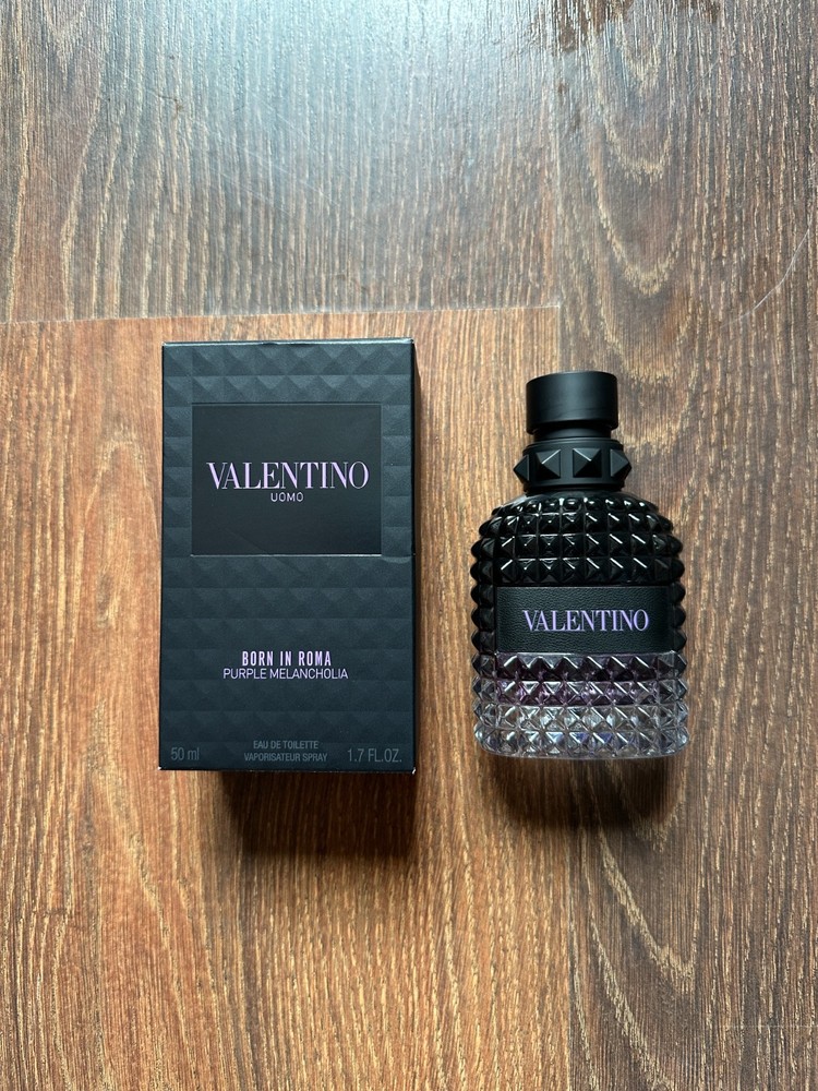 Valentino Uomo Born in Roma Purple Melancholia Eau de Toilette EDT 1.7 oz 50 ml