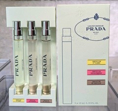 Les Infusions De Prada Eau De Parfum Travel Spray Trio Discovery Set 3x10ml NEW