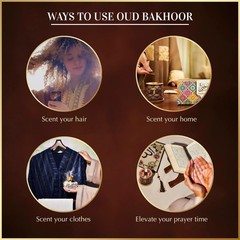 Oud Bakhoor Variety Box with 20 Incense Bricks and Exotic Candle Burner