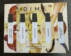 DIME Perfume Sampler Kit 5pc Set NEW