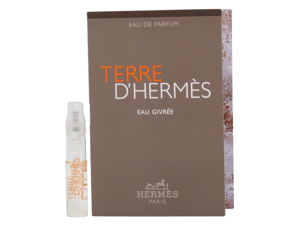 HERMES TERRE D’HERMES EAU GIVREE EDP 2.0ml .06fl oz x 1 COLOGNE SPRAY SAMPLE