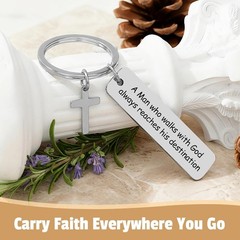 Christian Gifts for Men Faith Based Religious Gift Set 6 Piece Bible Verse Mu…