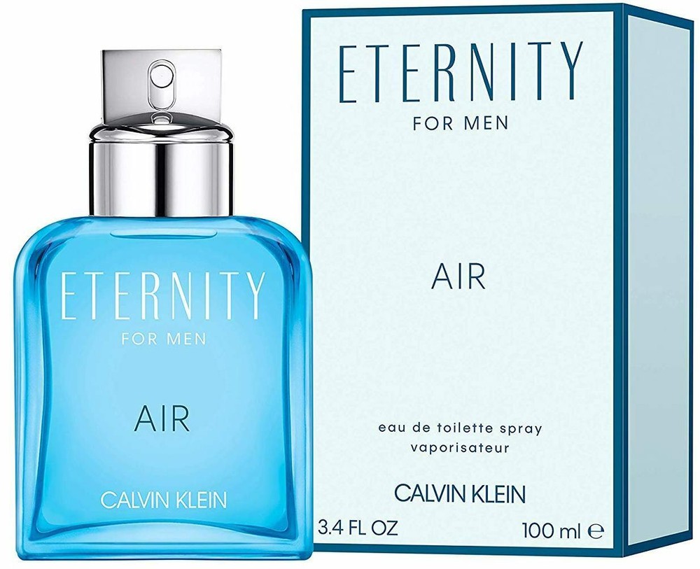 ETERNITY AIR by Calvin Klein 3.3 / 3.4 oz EDT Cologne for Men New In Box